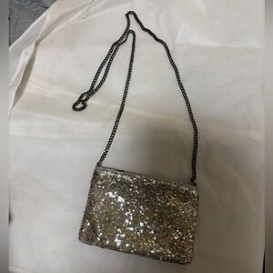J.Crew glitter purse